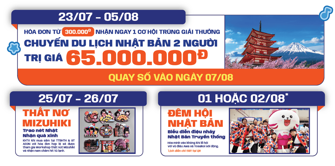 Chuỗi 6 tuần với nhiều hoạt động hấp dẫn