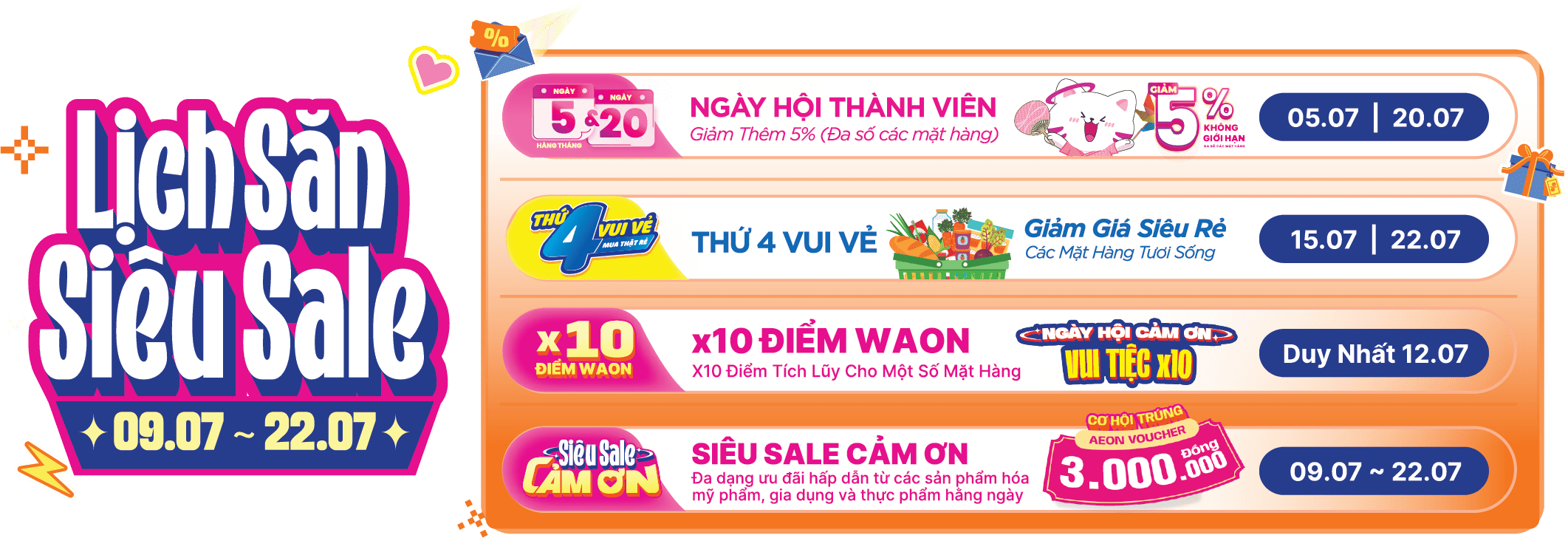 Chuỗi 6 tuần với nhiều hoạt động hấp dẫn