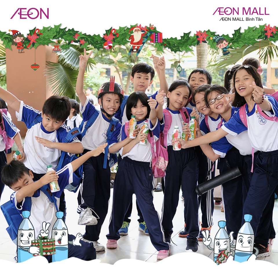 Tạo dáng cùng AEON "Light up the dreams" - Thắp sáng ước mơ