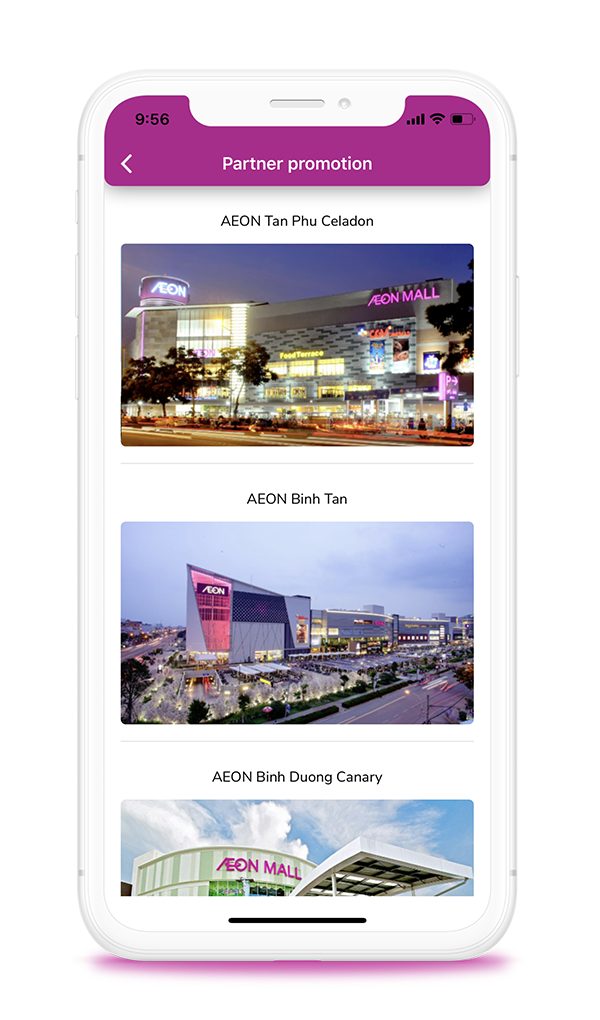 Select Location &view promotion information