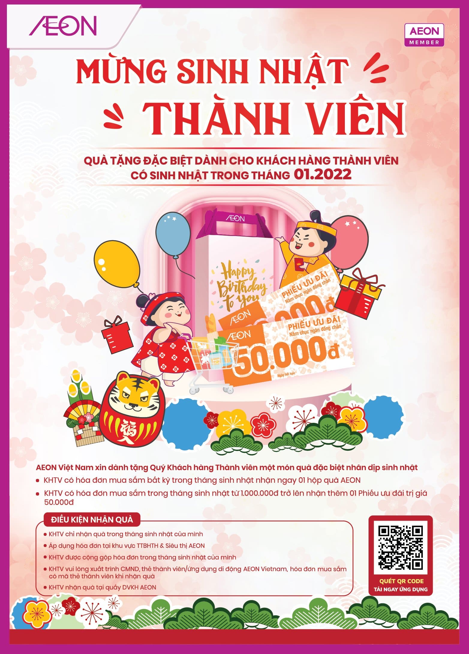 Aeon Mall cẩm nang mừng sinh nhật miền Nam