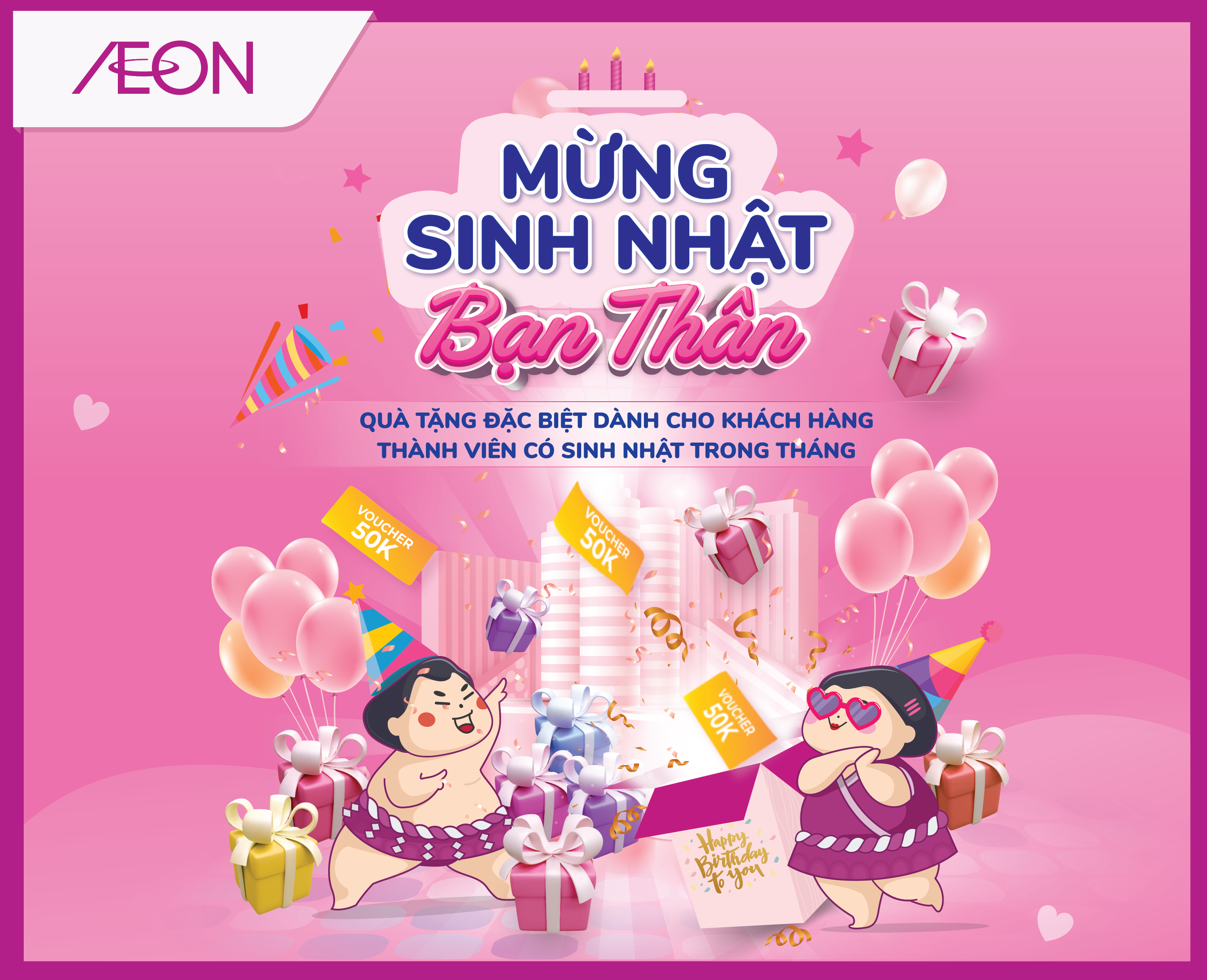 AEON MALL TẶNG QUÀ SINH NHẬT KHÁCH HÀNG KHAI TRƯƠNG TÂM TRẠNG LUN MUỐN ĂN NGON YouTube