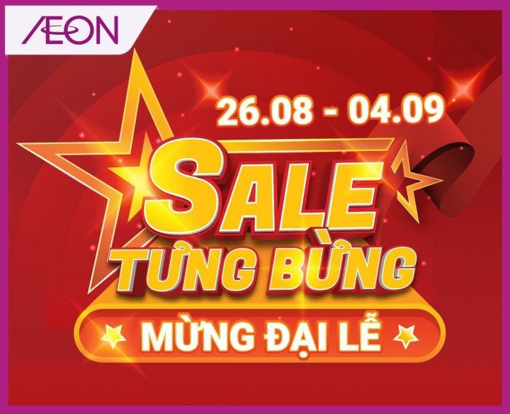 SALE TƯNG BỪNG – MỪNG ĐẠI LỄ