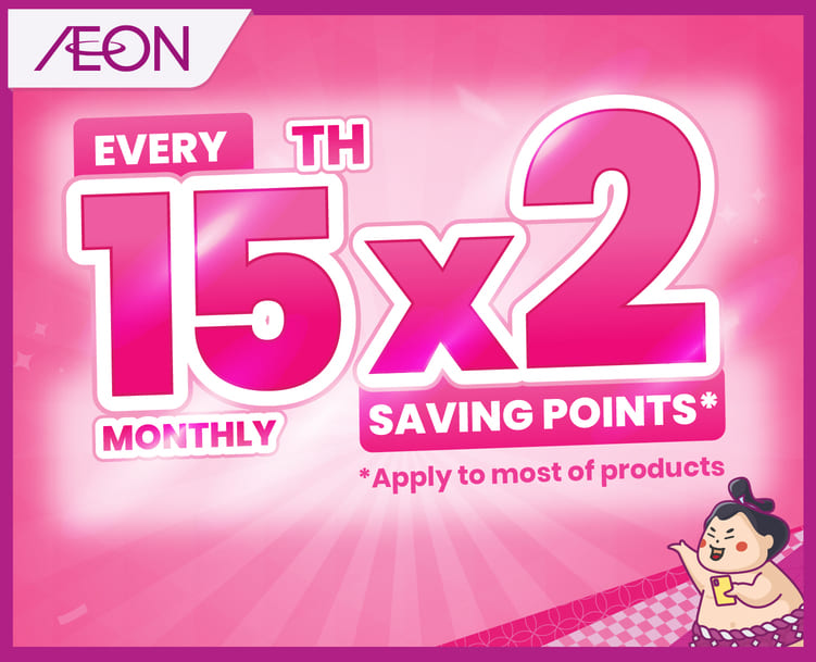 DOUBLE-POINT DAY - AEON - Siêu thị Nhật Bản hàng đầu tại Việt Nam