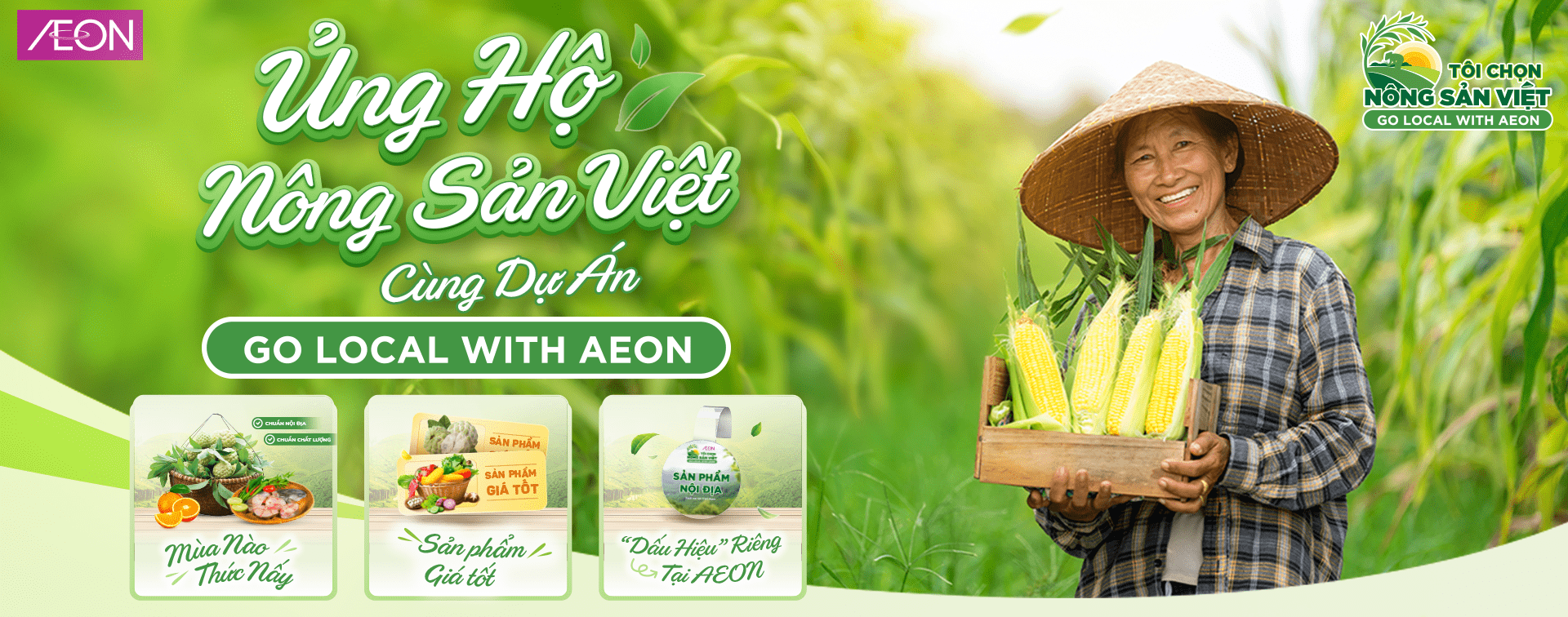 CÙNG AEON ỦNG HỘ NÔNG SẢN VIỆT