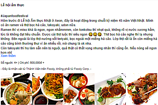 Các món chiên, rán như bánh bạch tuộc (Takoyaki), bánh xèo Nhật Bản (Okonomiyaki) sẽ ngon hơn khi dùng ngay sau khi mua