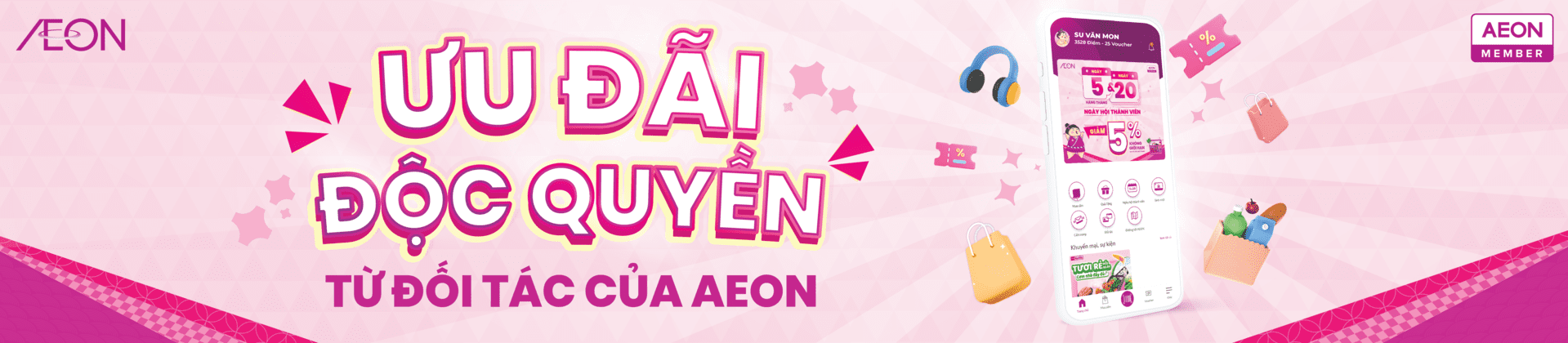 Ưu đãi Aeon từ đối tác