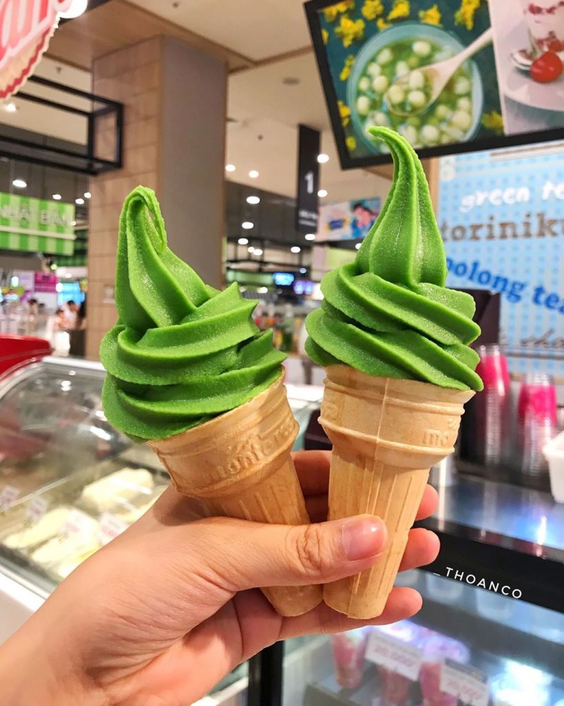 Kem tươi trà xanh đậm vị chỉ có tại AEON - đây cũng là sản phẩm thường xuyên “cháy hàng”