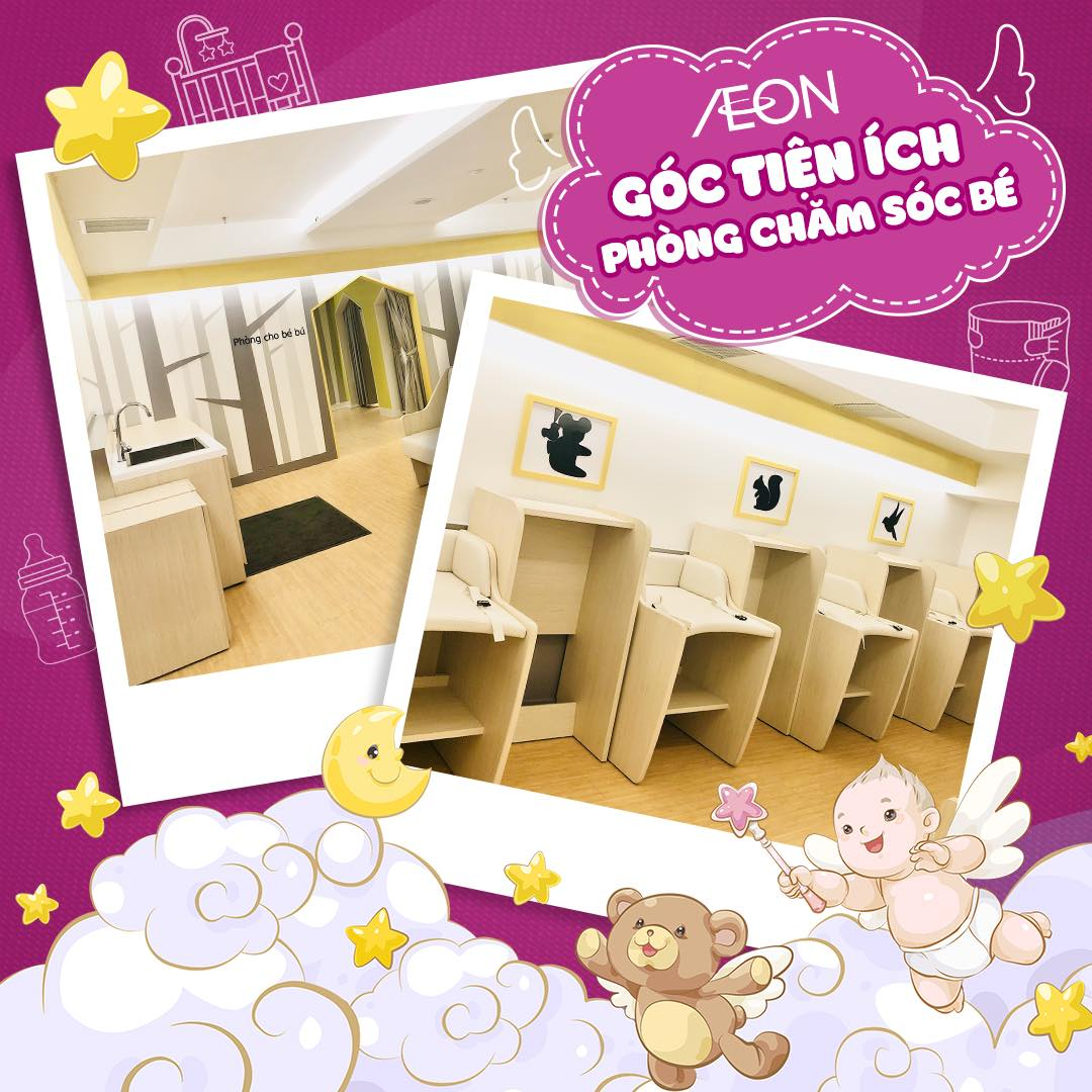 Phòng chăm sóc trẻ tiện ích dành cho các “mẹ bỉm”