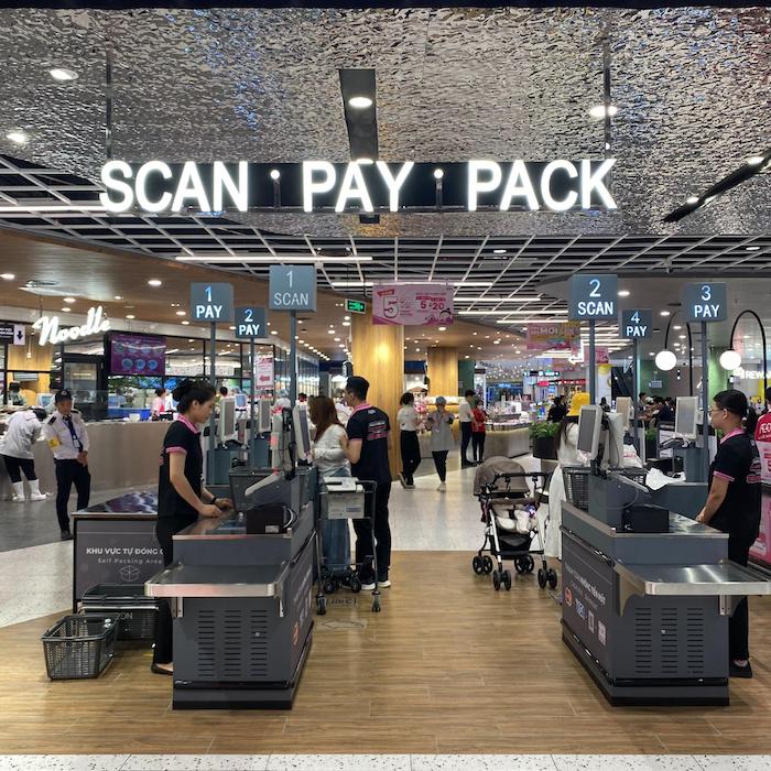 Quầy thanh toán tại đây cung cấp nhiều phương thức thanh toán linh hoạt để phục vụ khách hàng một cách thuận tiện nhất