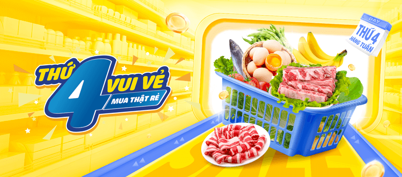 Chương trình khuyến mãi độc quyền của TTBHTH & Siêu thị AEON “Thứ 4 vui vẻ - Mua hàng thật rẻ”