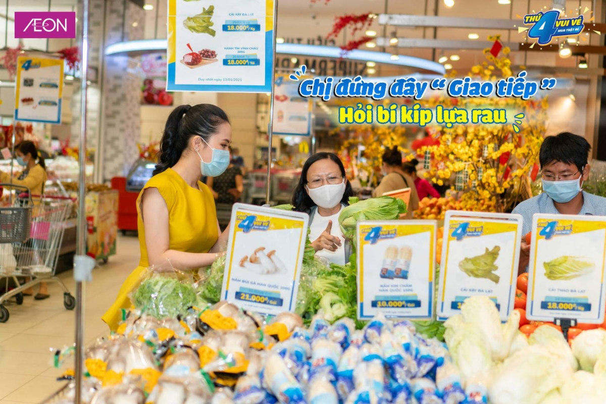 Siêu thị AEON mong muốn cung cấp cho người tiêu dùng những sản phẩm chất lượng với mức giá hợp lý nhất 