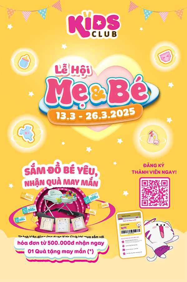 Lễ hội Mẹ & Bé - Sắm đồ bé yêu, nhận quà may mắn