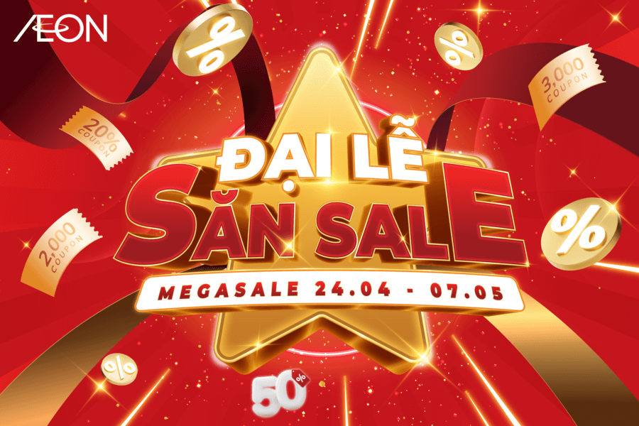 ĐẠI LỄ SĂN SALE – MEGASALE 24.04-07.05