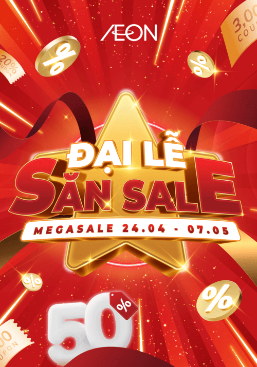 ĐẠI LỄ SĂN SALE – MEGASALE 24.04-07.05