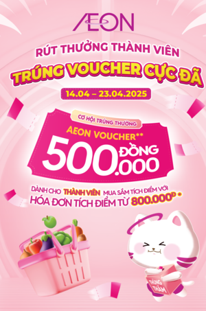 RÚT THƯỞNG THÀNH VIÊN - TRÚNG VOUCHER CỰC ĐÃ