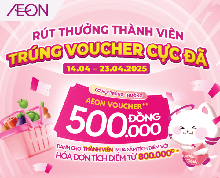 RÚT THƯỞNG THÀNH VIÊN – TRÚNG VOUCHER CỰC ĐÃ