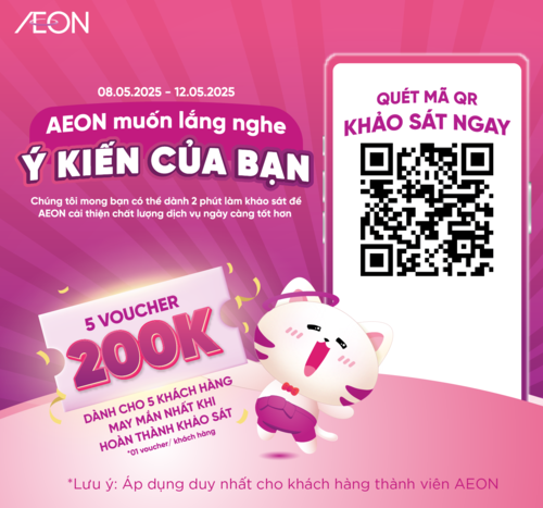 KHẢO SÁT KHÁCH HÀNG – NHẬN VOUCHER 200K