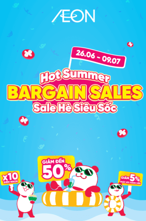 HOT SUMMER BARGAIN SALES - SALE HÈ SIÊU SỐC