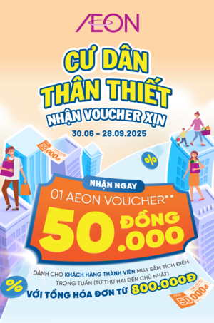 CƯ DÂN THÂN THIẾT, NHẬN VOUCHER XỊN