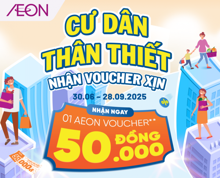 CƯ DÂN THÂN THIẾT, NHẬN VOUCHER XỊN