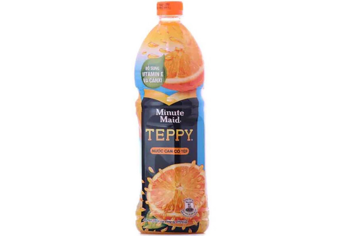 NƯỚC TRÁI CÂY TEPPY CAM CHAI PET 1L