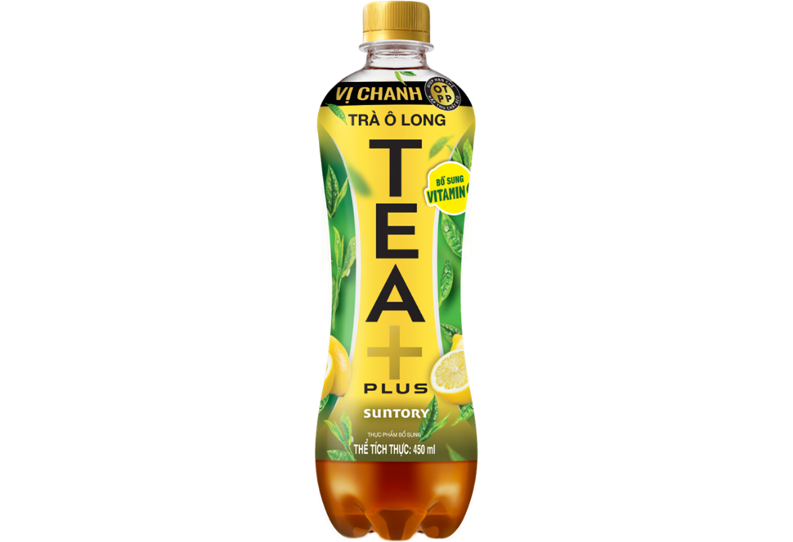 TRÀ OLONG TEA+ CHANH PET 455/450ML