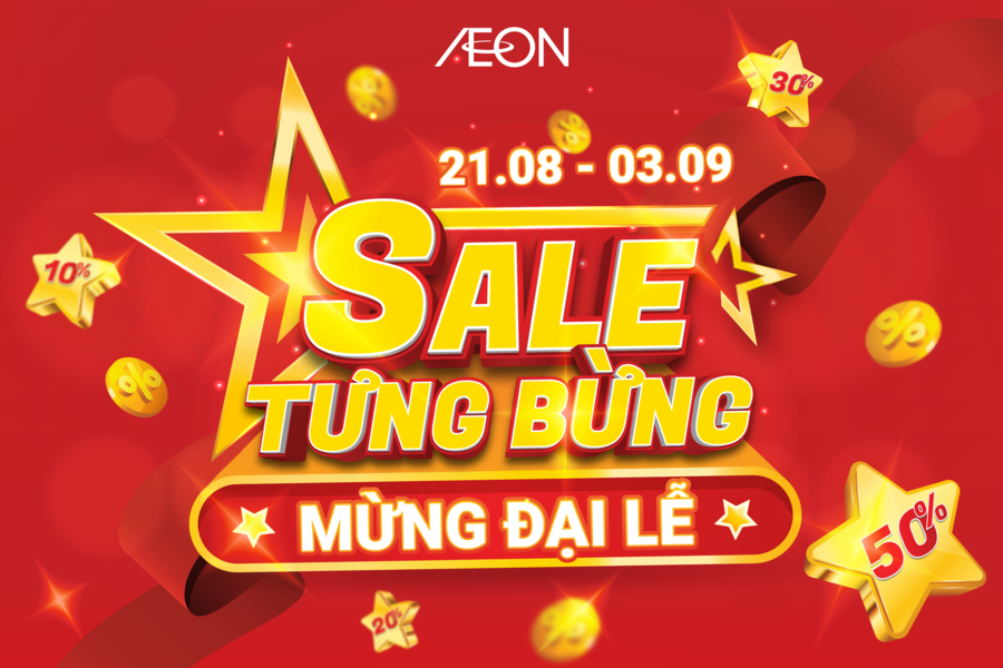 SALE TƯNG BỪNG – MỪNG ĐẠI LỄ