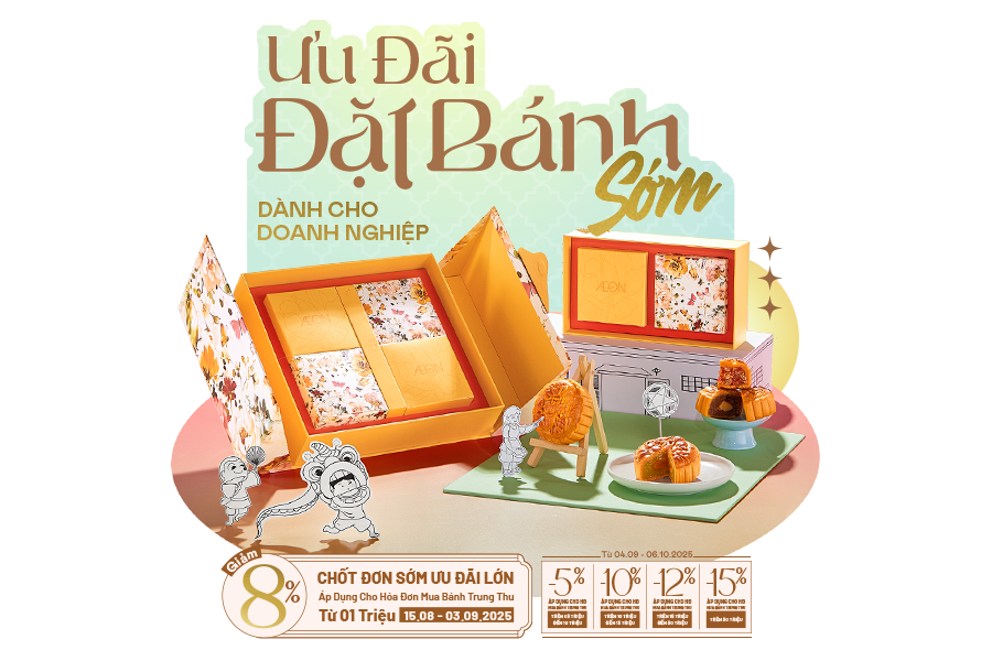 ƯU ĐÃI ĐẶT BÁNH TRUNG THU SỚM DÀNH CHO DOANH NGHIỆP