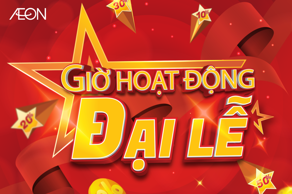 GIỜ HOẠT ĐỘNG ĐẠI LỄ QUỐC KHÁNH