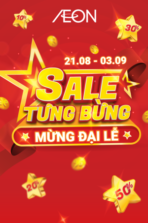 SALE TƯNG BỪNG - MỪNG ĐẠI LỄ