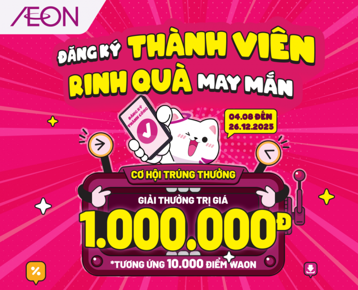 Đăng ký thành viên – Rinh quà may mắn