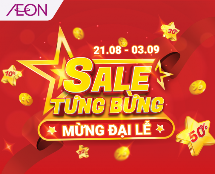 SALE TƯNG BỪNG – MỪNG ĐẠI LỄ
