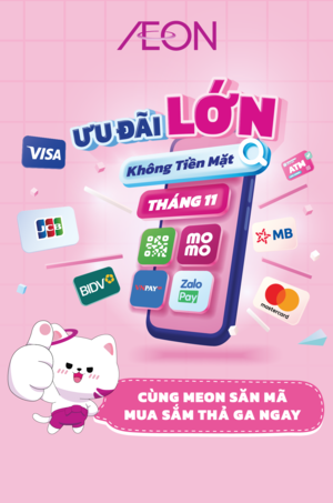 ƯU ĐÃI KHÔNG TIỀN MẶT THÁNG 11.2025