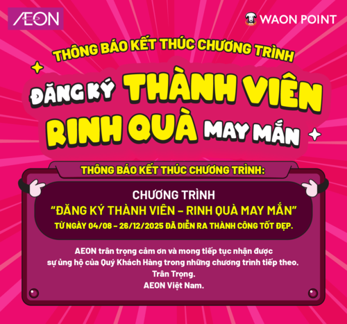 Đăng ký thành viên - Rinh quà may mắn