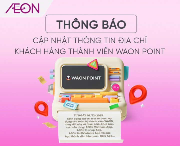 CẬP NHẬT THÔNG TIN ĐỊA CHỈ KHTV WAON POINT