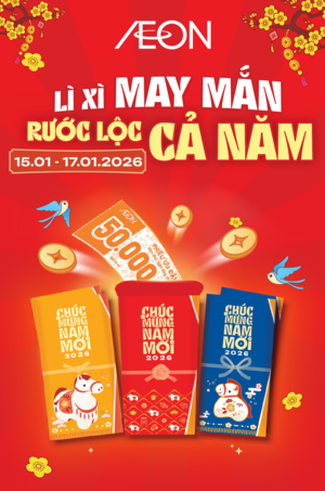LÌ XÌ MAY MẮN - RƯỚC LỘC CẢ NĂM