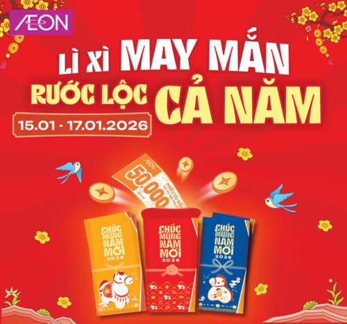 LÌ XÌ MAY MẮN – RƯỚC LỘC CẢ NĂM