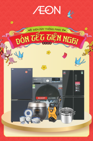 TRANG TRÍ NHÀ CỬA TẾT 2026 CÙNG AEON