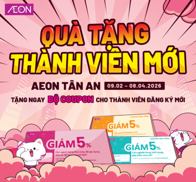 QUÀ TẶNG THÀNH VIÊN MỚI CỦA TÂN AN