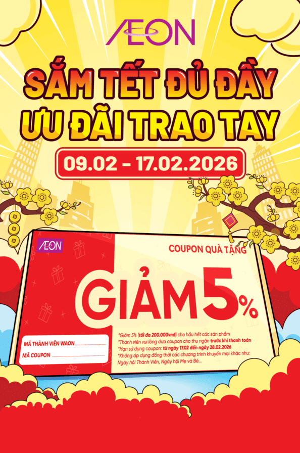 SẮM TẾT ĐỦ ĐẦY - ƯU ĐÃI TRAO TAY