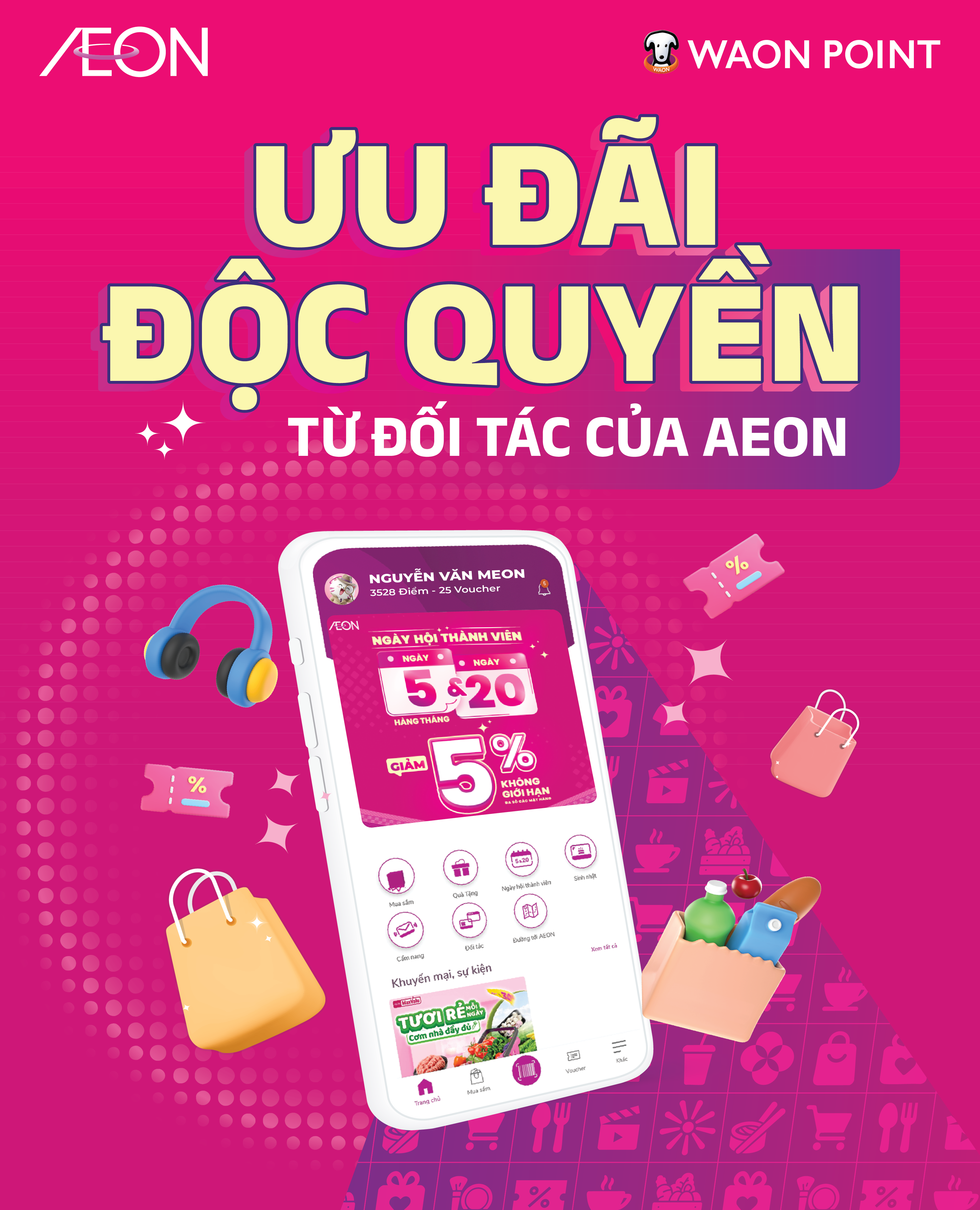 Ưu đãi Aeon từ đối tác