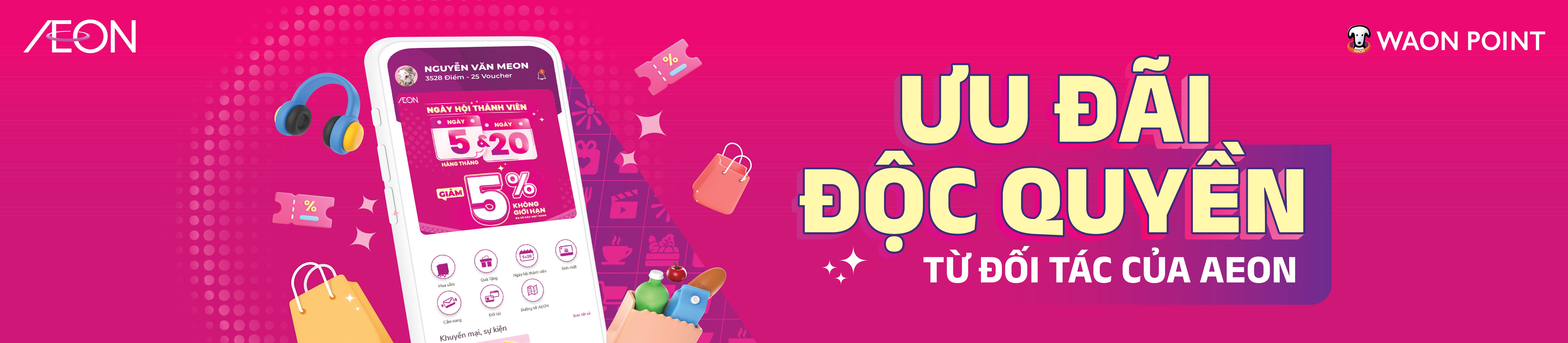 Ưu đãi Aeon từ đối tác