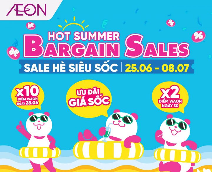 SUMMER BARGAIN – SIÊU SALE 25.06 – 08.07