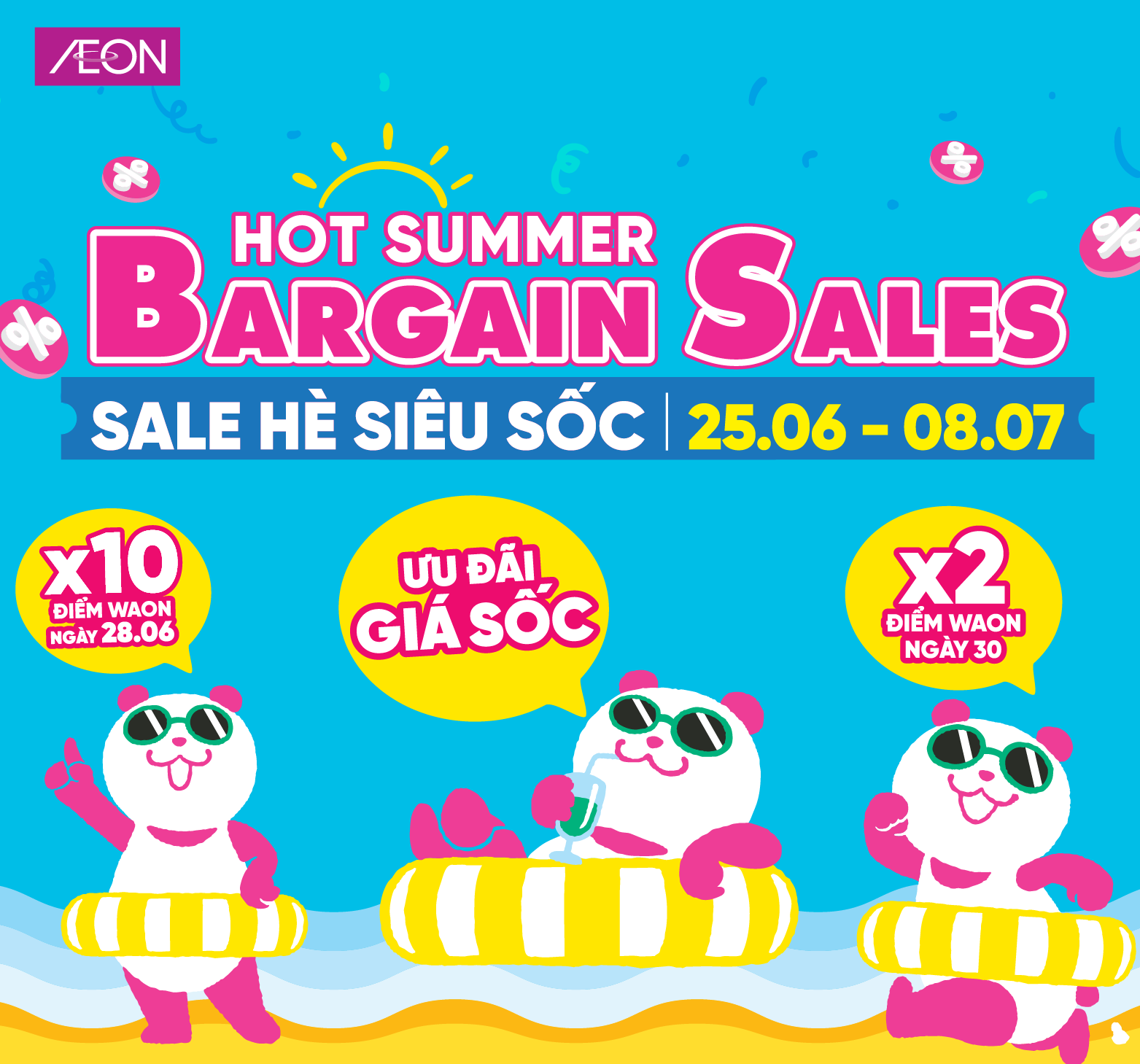 SUMMER BARGAIN – SIÊU SALE 25.06 – 08.07