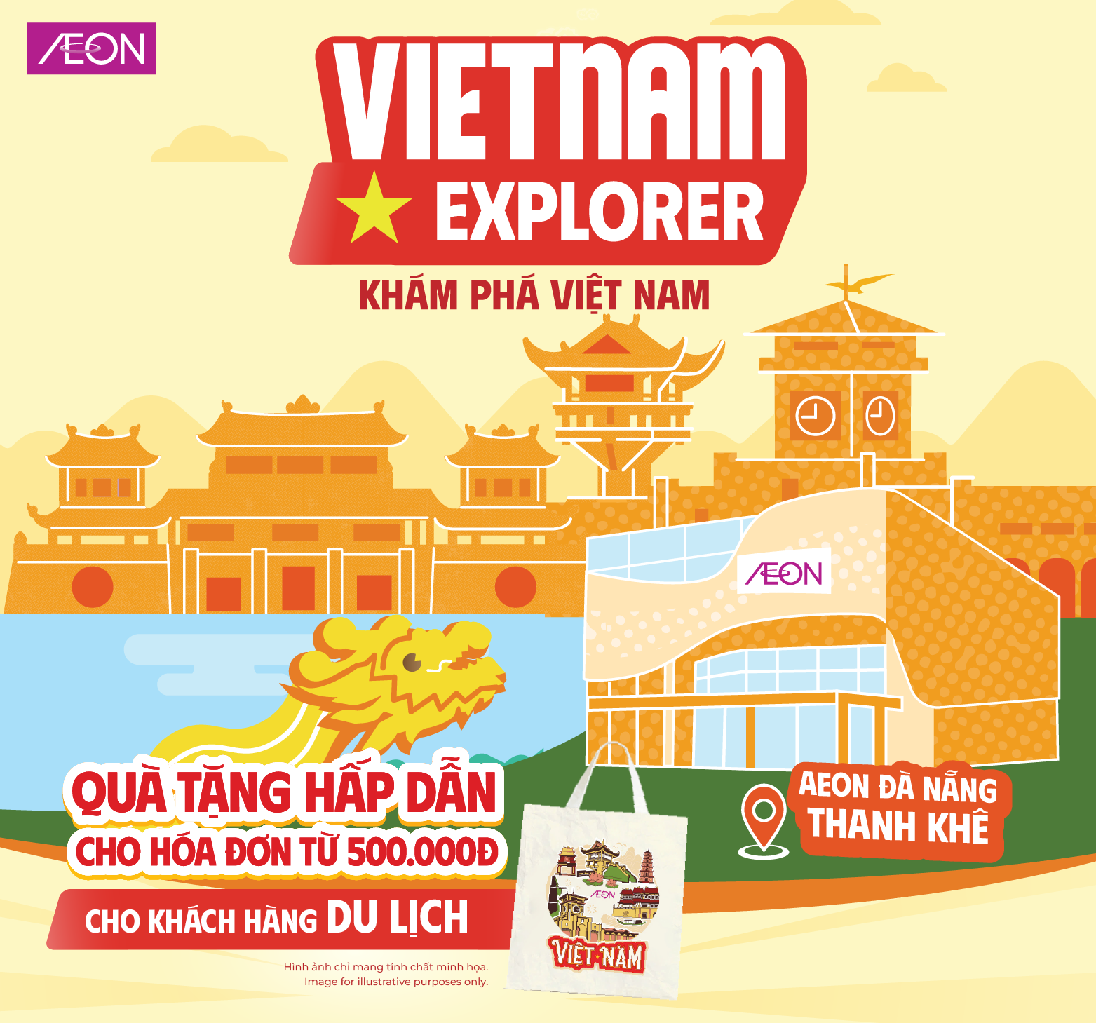 AEON Đà Nẵng Thanh Khê – Tặng túi Canvas