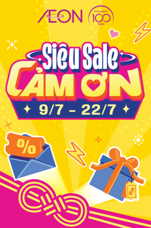 SIÊU SALE CẢM ƠN 9/7 - 22/7