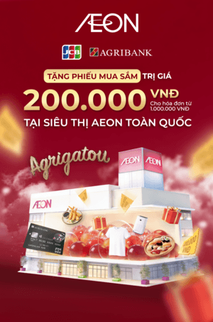 ARIGATOU! THAY LỜI MUỐN NÓI - ƯU ĐÃI THẺ AGRIBANK JCB