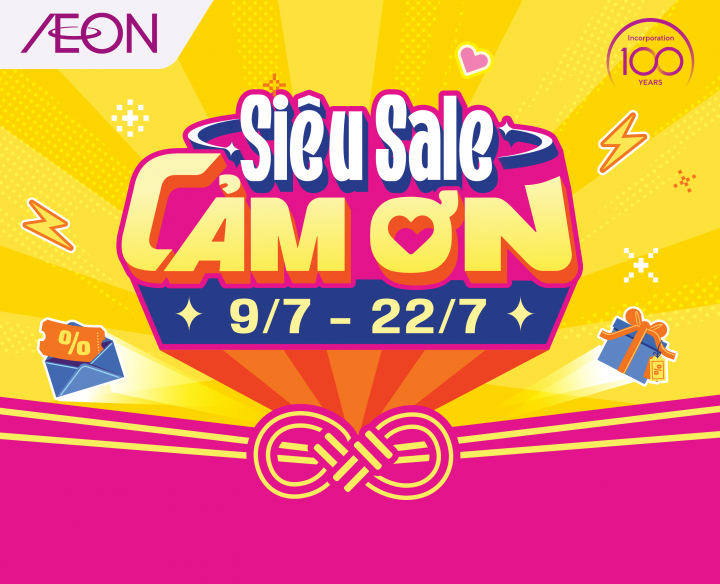 SIÊU SALE CẢM ƠN 9/7 – 22/7