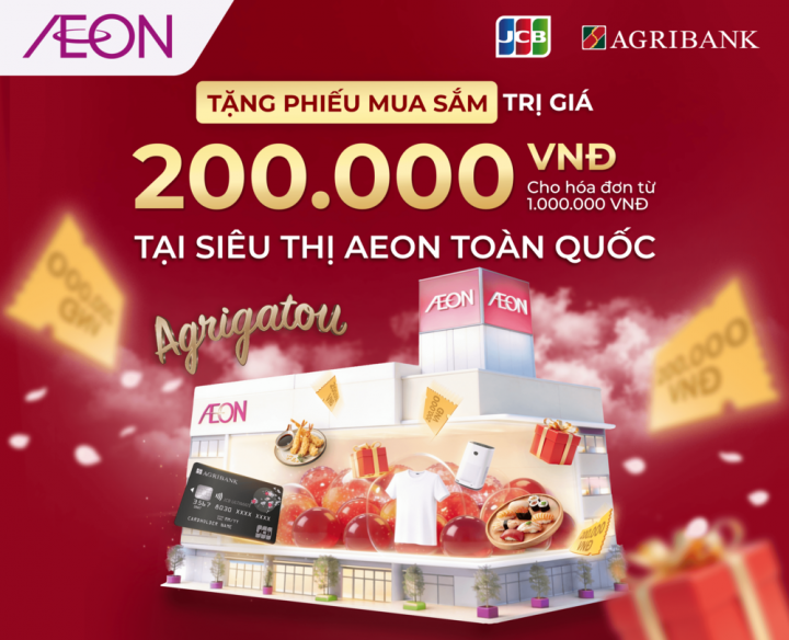 ARIGATOU! THAY LỜI MUỐN NÓI – ƯU ĐÃI THẺ AGRIBANK JCB
